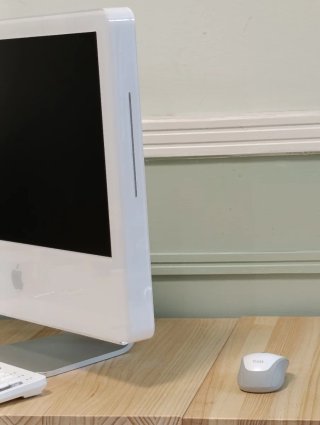 iMac Apple Vintage Plata/Blanco