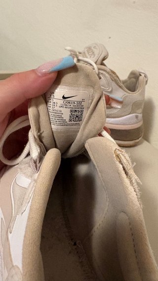 Scarpe Nike Air 270 React Beige/Bianco