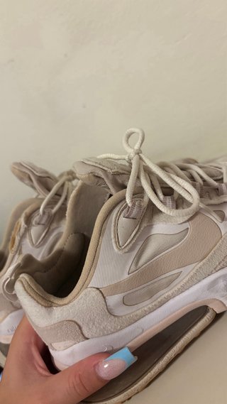 Scarpe Nike Air 270 React Beige/Bianco