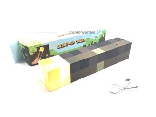 lampara minecraft light-up torch