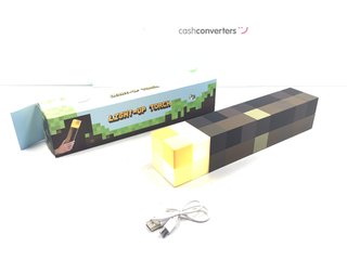 lampara minecraft light-up torch