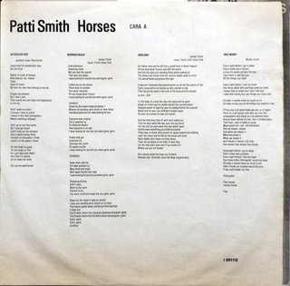 Vinilo Patti Smith Horses