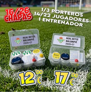 Real Betis Balompié 26/27 - FútbolCHAPAS