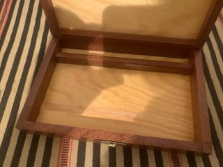 Estuche de juegos de mesa de madera