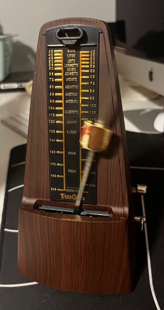 Metrónomo de madera Tuoqin