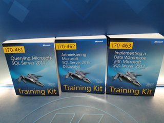3 libros-Training Kit (Exam 70-461/ 70-462/ 70-463): Administering Microsoft