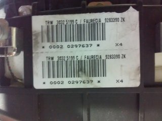8216H8 AIRBAG ASIENTO IZQUIERDO CITROEN C5 1ª GENER. (D) 2001-2002-2003-2004