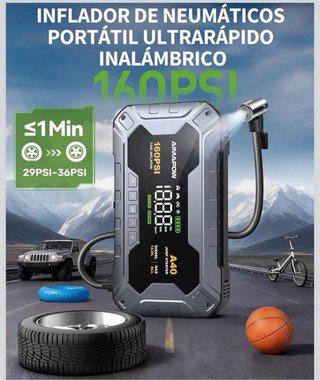 Arrancador Coche/Moto Portátil Batería Externa