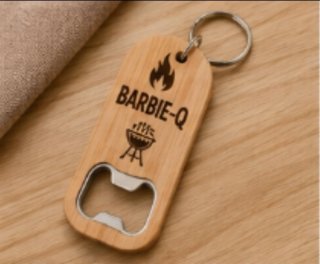 Llavero Abridor Madera Personalizado Láser Regalo