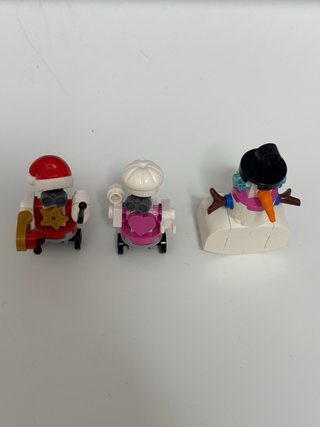 3 Figuras LEGO 40253 Christmas Build-Up (2017)