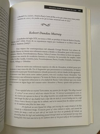 Alcaudete citado en los libros de viaje