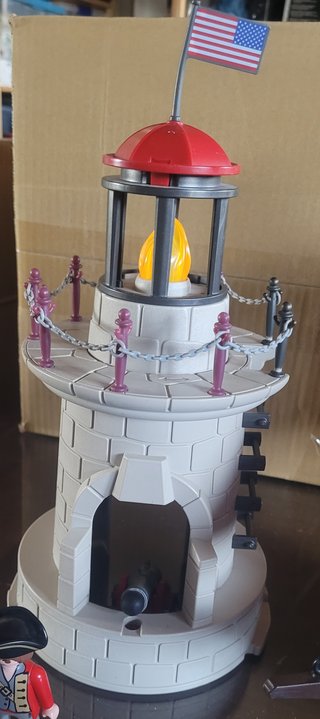 Playmobil Faro, Barco Pirata y Fuerte Inglés