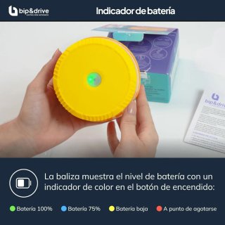 Baliza V16 con funda (conectada hasta 2038) nueva