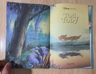 Clásico cuento Disney. "Tod y Toby". Salvat.