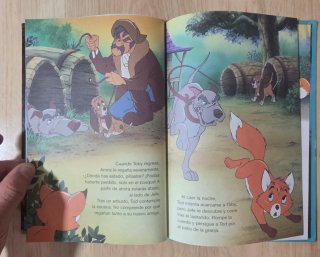 Clásico cuento Disney. "Tod y Toby". Salvat.