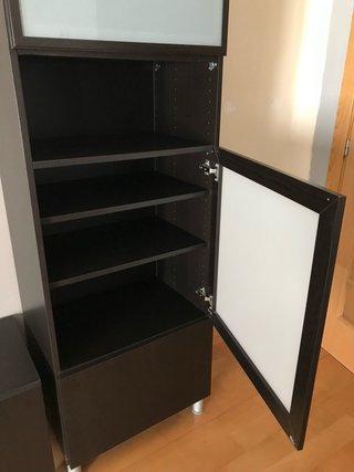Armario Besta IKEA Negro