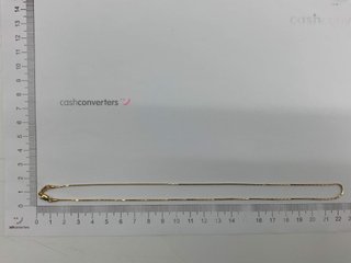 cadena oro 18k 23cm