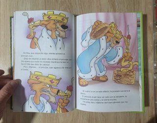 Clásico cuento Disney. "Robin Hood y Juan". Salvat