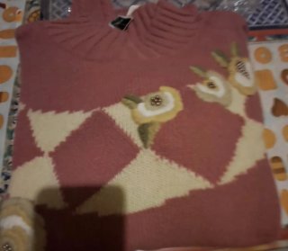 Maglione Lambswool con disegno