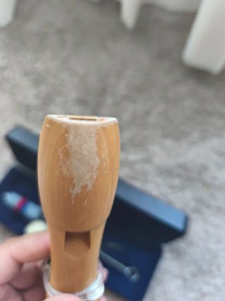 Flauta dulce madera con estuche y accesorios