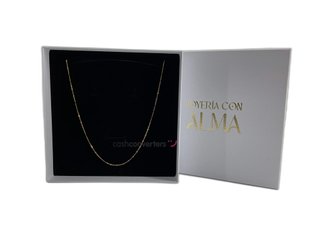 cadena oro 18k 25cm