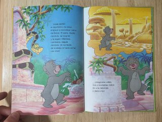 Clásico cuento Disney.Los Bebes de la selva.Salvat