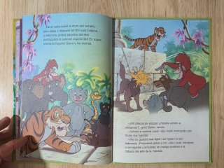 Clásico cuento Disney.Los Bebes de la selva.Salvat