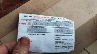 3 bolas de petanca profesional Obut ATC 73 745