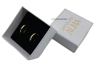 argollas oro 18k