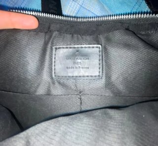 Borsa Louis Vuitton uomo messenger nera