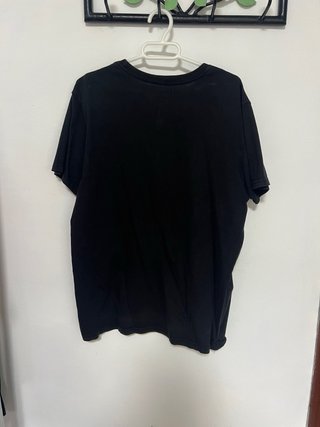 Camiseta Puma Negra Logo Blanco