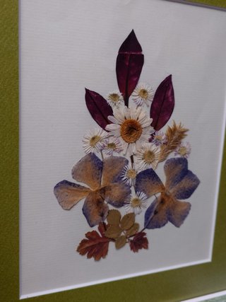 2 Cuadros Arte Floral Vintage