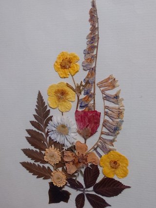 2 Cuadros Arte Floral Vintage