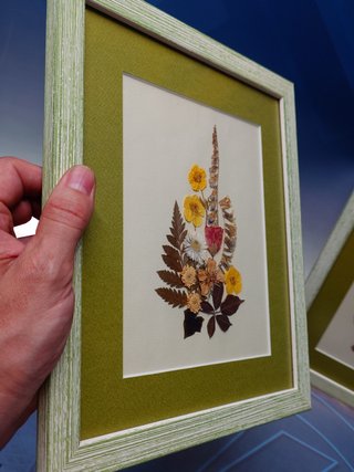 2 Cuadros Arte Floral Vintage