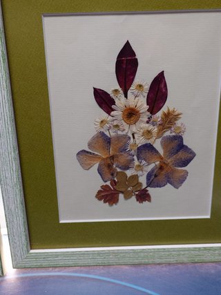 2 Cuadros Arte Floral Vintage
