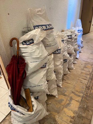 Retirada de escombros