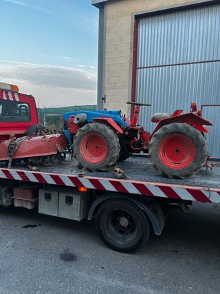 Tractor Pascuali con fresas