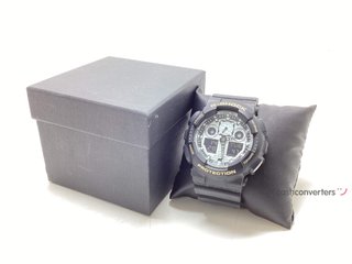 reloj pulsera caballero casio ga-100bw