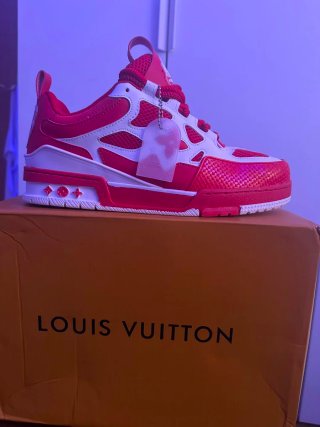 Zapatillas Louis Vuitton Rojas y Blancas