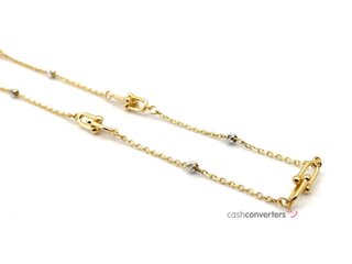 cadena oro 18k 22cm