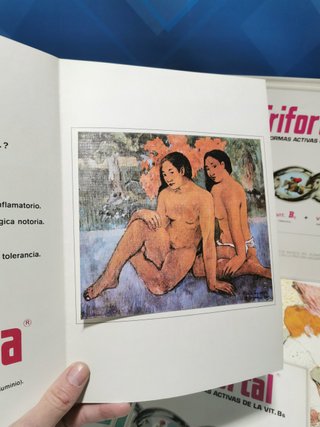 Coleccionismo 10 Laminas arte, publicidad de TRIFORTAL NOVOFARMA