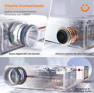 Proyector YABER V5 WiFi Bluetooth 7000 Lúmenes