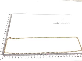 cadena oro 18k 30cm