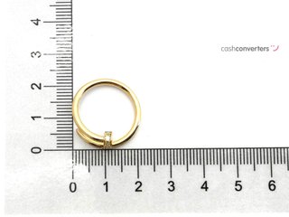 anillo oro 18k con circonita