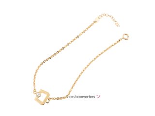 pulsera oro 18k con piedra con circonita