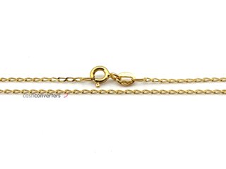 cadena oro 18k 20cm