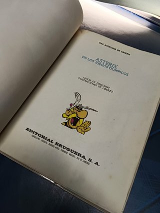 ASTERIX EN LOS JUEGOS OLIMPICOS + ASTERIX EL GALO, primera edicion, bruguera