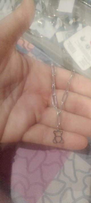 Pulsera plata oso