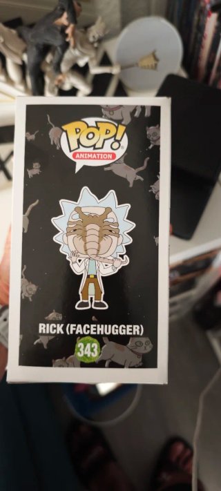 Funko Pop! Rick y Morty 343 Rick (Facehugger)