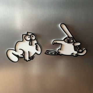 Imanes de Gato Simon's Cat (5 uds)
